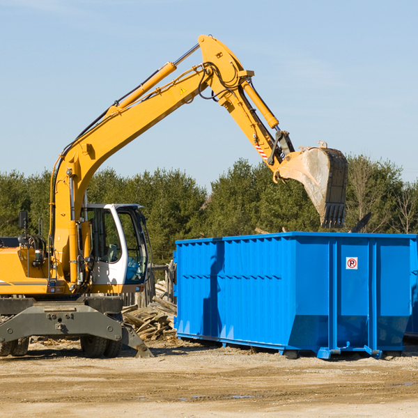 can i rent a residential dumpster for a construction project in Chase Michigan